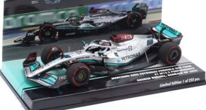 ~j`vX 1/43 ZfX AMG F1 W13 #63 4th o[[ GP tH[~ 1 W[WEbZ 222Minichamps 1:43 Mercedes AMG F1 W13 #63 4th Bahrain GP Formula 1 G. Russell Limited 222 pcs