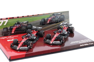 ~j`vX 1/43 At@I 2Zbg I[XgAGP tH[~ 1 2023 111 Minichamps 1:43 Alfa Romeo 2-Car Set Australian GP Formula 1 2023 Bottas #77 & Guanyu #24 Limited Edition 111 pcs