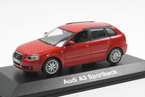 ~j`vX 1/43 AEfB A3 X|[cobN 8P bh Audi A3 Sportback brillant Red