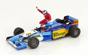 ~j`vX 1/18 xlg m[ B195 Taxi Ji_GP 1995 ~nGV[}bn mit Alesi tBMA fJ[t 702MINICHAMPS 1:18 Benetton Renault B195 Taxi GP Canada 1995 Schumacher mit Alesi with figurin