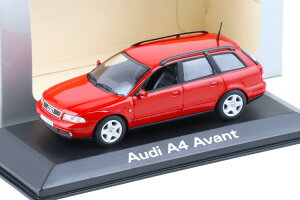 ~j`vX 1/43 AEfB A4 (B5) Aog [U[bh fB[[o[WMinichamps 1:43 Audi A4 (B5) Avant Laser red DEALER VERSION