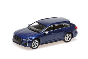~j`vX 1/87 AEfB RS 6 Aog/C8 2019 u[^bNMinichamps 1:87 Audi RS 6 Avant/C8 2019 blue metallic