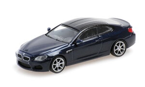 �~�j�`�����v�X 1/87 BMW M6 �N�[�y 2015 �u���[���^���b�N�J�[�{��Minichamps 1:87 BMW M6 Coupe year 2015 blue metallic carbon