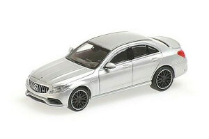 ~j`vX 1/87 ZfXxc AMG C63 W 2019 Vo[^bNMinichamps 1:87 Mercedes-Benz AMG C63 Limousine built in 2019 silver metallic