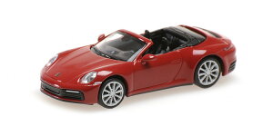 ~j`vX 1/87 911 J 4S JuI 2019 _[NbhMinichamps 1:87 Porsche 911 Carrera 4S Cabriolet year 2019 dark red