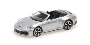 ~j`vX 1/87 |VF 911 J 4S JuI 2019 Vo[Minichamps 1:87 Porsche 911 Carrera 4S Cabriolet year 2019 silver