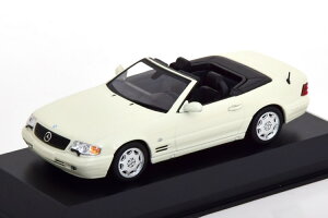 ~j`vX 1/43 ZfXExc SL R129 [hX^[ 1999 zCg }LV`vXRNVMinichamps 1:43 Mercedes-Benz SL R129 Roadster 1999 white Maxichamps Collection