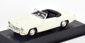 ~j`vX 1/43 ZfX 190 SL W121 [hX^[ 1955 N[zCg }LVVvX RNVMinichamps 1:43 Mercedes 190 SL W121 Roadster 1955 creme-white Maxichamps Collection