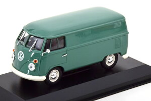 �~�j�`�����v�X 1/43 �t�H���N�X���[�Q�� T1 �f���o���[ �o�� 1963 �O���[�� �}�L�V�`�����v�X�R���N�V���� Minichamps 1:43 VW T1 delivery van 1963 green Maxichamps Collection