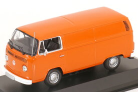 ミニチャンプス 1/43 フォルクスワーゲン T2 デリバリーバン 1972 オレンジ マキシチャンプスコレクションMinichamps 1:43 VW T2 delivery van 1972 orange Maxichamps Collection