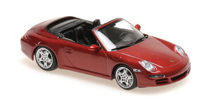~j`vX 1/43 |VF 911 997 J S JuI 2005 bhbg Minichamps 1:43 Porsche 911 997 CARRERA S CABRIOLET 2005 RED MET