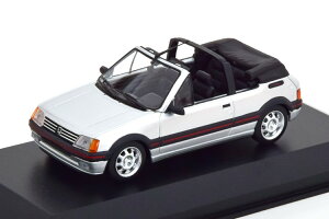 ~j`vX 1/43 vW[ 205 CTI Ro[`u 1990 Vo[ }LV`vX RNVMinichamps 1:43 Peugeot 205 CTI Convertible 1990 silver Maxichamps Collection