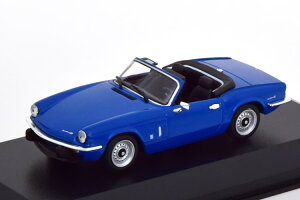 ~j`vX 1/43 gCAt Xsbgt@CA MK4 [hX^[ 1972 u[ }LV`vX RNVMinichamps 1:43 Triumph Spitfire MK4 Roadster 1972 blue Maxichamps Collection