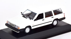 �~�j�`�����v�X 1/43 �{���{ 740 GL �u���[�N 1986 �z���C�g �}�L�V�`�����v�X �R���N�V����Minichamps 1:43 Volvo 740 GL Break 1986 white Maxichamps Collection