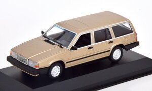 �~�j�`�����v�X 1/43 �{���{ 740 GL �u���[�N 1986 ���C�g�S�[���h �}�L�V�`�����v�X �R���N�V����Minichamps 1:43 Volvo 740 GL Break 1986 lightgold Maxichamps Collection