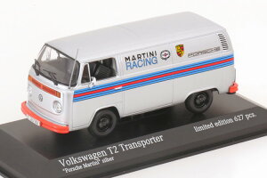 ~j`vX 1/43 tHNX[Q T2 {bNX }eB[j |VF [VO T[rX 1972 Vo[ 627Minichamps 1:43 VW T2 box Martini Porsche racing service 1972 silver Limited Edition 627 pcs