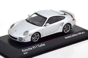 ~j`vX 1/43 |VF 911 (997 2) ^[{ N[y 2009 Vo[ 500Minichamps 1:43 Porsche 911 (997 2) Turbo Coupe 2009 silver Limited Edition 500 pcs