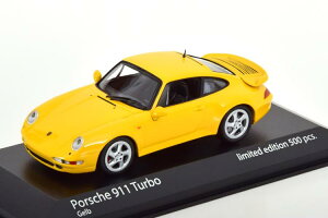 ~j`vX 1/43 |VF 911 (993) ^[{ 1995 CG[ 500Minichamps 1:43 Porsche 911 (993) Turbo 1995 yellow Limited Edition 500 pcs