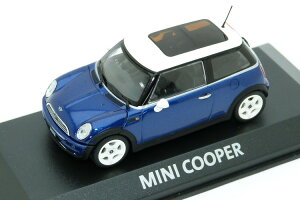 ~j`vX 1/43 ~jN[p[ R50 2001-2006 u[ zCgMinichamps 1:43 Mini Cooper R50 2001-2006 blue white