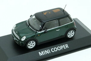 ~j`vX 1/43 ~jN[p[ R50 ueBbV [VO 2001-2006 O[ ubNMinichamps 1:43 Mini Cooper R50 British racing 2001-2006 green met black