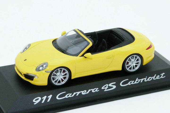 楽天市場】ミニチャンプス 1/43 ポルシェ 911 カレラ 4S カブリオレ 