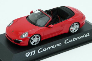 ~j`vX 1/43 |VF 911 J JuI 991 2012 bhMinichamps 1:43 Porsche 911 Carrera Cabriolet 991 2012 red