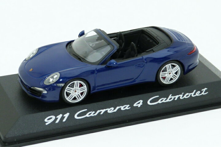 楽天市場】ミニチャンプス 1/43 ポルシェ 911 カレラ 4 コンバーチブル 