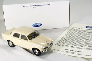MINIMINIERA 1/18 At@I WGb^ x[i II V[Y 1959 x[W 200 ALFA ROMEO GIULIETTA BERLINA II SERIES BEIGE