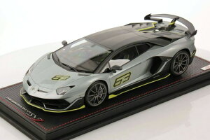 MR Collection 1/18 �����{���M�[�j �A���F���^�h�[�� SVJ �V���o�[ 63�����MR Collection 1:18 Lamborghini Aventador SVJ Silver Grigio Nimbus Limited 63 pcs