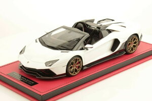 MR Collection 1/18 {M[j AF^h[ AeB}G [hX^[ rAR zCg 99MR Collection 1:18 Lamborghini Aventador Ultimae Roadster Bianco White Limited 99 pcs