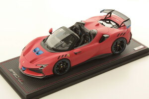 MR�R���N�V���� 1/18 �t�F���[�� SF90 XX �X�g���_�[�� �X�p�C�_�[ 2023 ���b�\ ���}�� �}�b�g���b�h �u���[�J�[�{�� 99�����MR Collection 1:18 FERRARI SF90 XX STRADALE SPIDER 2023 ROSSO LE MANS MATT RED BLUE CARBON WIT