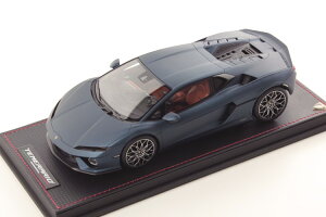 MRRNV 1/18 {M[j eI 2024 u[}kX }bg ubN uECeA 99MR Collection 1:18 Lamborghini Temerario 2024 Blu Marinus Matt with black brown interior Limited 99 pcs