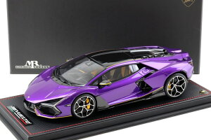 MRRNV 1/18 {M[j Gg BIpVt@G CG[ fBXvCt 49MR Collection 1:18 Lamborghini Revuelto Viola Pasifae yellow with display Limited 49 pcs