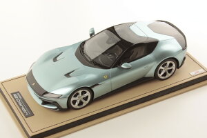 MR���f�� 1/18 �t�F���[�� 12�`�����h�� �N�[�y V12 830cv 2024 �V���[�P�[�X�t�� �`�F���X�e�g�����B ���C�g�u���[���^���b�N 49�����MR-MODELS 1/18 FERRARI 12CILINDRI COUPE V12 830cv 2024 WITH SHOWCASE CELESTE TREVI
