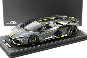 MR�R���N�V���� 1/18 �����{���M�[�j �����G���g �O���W�I �e���X�g �x���f �V���[�P�[�X�t�� 99�����MR Collection 1:18 Lamborghini Revuelto Grigio Telesto verde with Showcase Limited 99 pcs