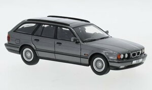 NEO SCALE MODELS 1/43 BMW 5V[Y 530i (E34) c[O 1992 ^bNO[Neo Scale Models 1:43 BMW 5-SERIES 530i (E34) TOURING 1992 GREY MET