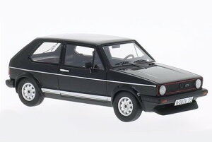 lI 1/43 tHNX[Q St GT2 1981 ubNNEO SCALE MODELS 1:43 VOLKSWAGEN GOLF GTI I 1981 BLACK