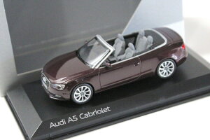 mu 1/43 AEfB A5 JuI V[Y bh fB[[o[WNOREV 1:43 Audi A5 Cabriolet Shiraz red DEALER VERSION