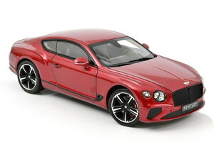 mu 1/18 xg[ R`l^ GT 2018 bhNorev 1:18 BENTLEY CONTINENTAL GT 2018 CANDY RED