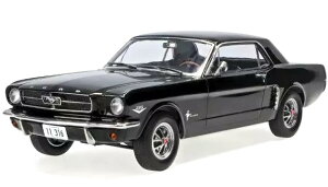 mu 1/18 tH[h USA }X^O N[y n[hgbv 1965 ubNNorev 1:18 Ford USA MUSTANG COUPE HARD TOP 1965 BLACK