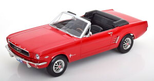 mu 1/18 tH[h }X^O Ro[`u 1966 bhNorev 1:18 Ford Mustang Convertible 1966 red