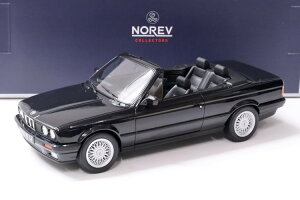 mu 1/18 BMW 325i (E30) JuI ubN^bN1991NOREV 1:18 BMW 325i (E30) Cabriolet Black Metallic 1991