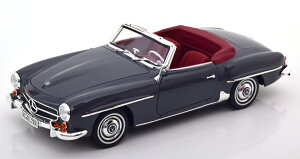 mu 1/18 ZfX 190 SL W121 [hX^[ \tggbvt 1957 _[NO[ JNorev 1:18 Mercedes 190 SL W121 Roadster with removable Softtop 1957 darkgrey