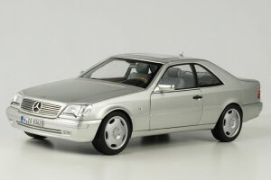 mu 1/18 ZfXExc S600 N[y SNX C140 Vo[ 1996Norev 1:18 Mercedes Benz S600 Coupe S Class C140 silver 1996