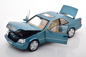 mu 1/18 ZfX CL 600 C140 N[y 1997 ^[RCY u[^bNNorev 1:18 Mercedes CL 600 C140 Coupe 1997 turquoise-bluemetallic