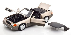 mu 1/18 ZfX 500 SL R129 \tggbv 1989 CguE^bN JNorev 1:18 Mercedes 500 SL R129 with removable Softtop 1989 lightbrown-metallic