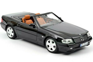 mu 1/18 ZfXxc SL 500 [hX^[ 1999 ubN Norev 1:18 Mercedes Benz SL 500 Roadster year 1999 black.