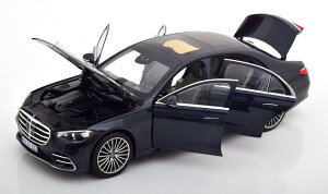mu 1/18 ZfX SNX AMG C 2021 W223 2021 _[Nu[ ^bNNorev 1:18 Mercedes S-Klasse AMG-Line 2021 darkblue-metallic V223