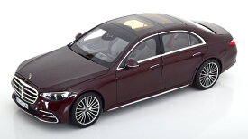 ノレブ 1/18 メルセデス ベンツ Sクラス AMGライン 2021 ダークレッドメタリック 開閉NOREV 1:18 Mercedes Benz S-Klasse AMG Line 2021 darkred-metallic