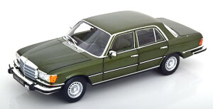 mu 1/18 ZfXExc 350 SE W116 USo[W 1973 _[NO[^bN1000 JNorev 1:18 Mercedes 350 SE W116 US version 1973 dark green-metallic Limited Edition 1000 pcs exclusively for Modelissimo